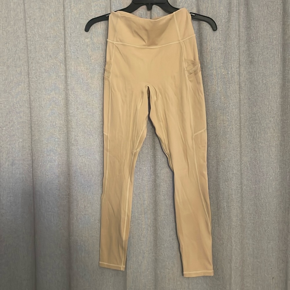 Tan Fabletics workout / yoga pants Size XS